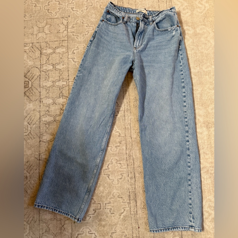 Abercrombie & Fitch Light Blue High Rise Jeans